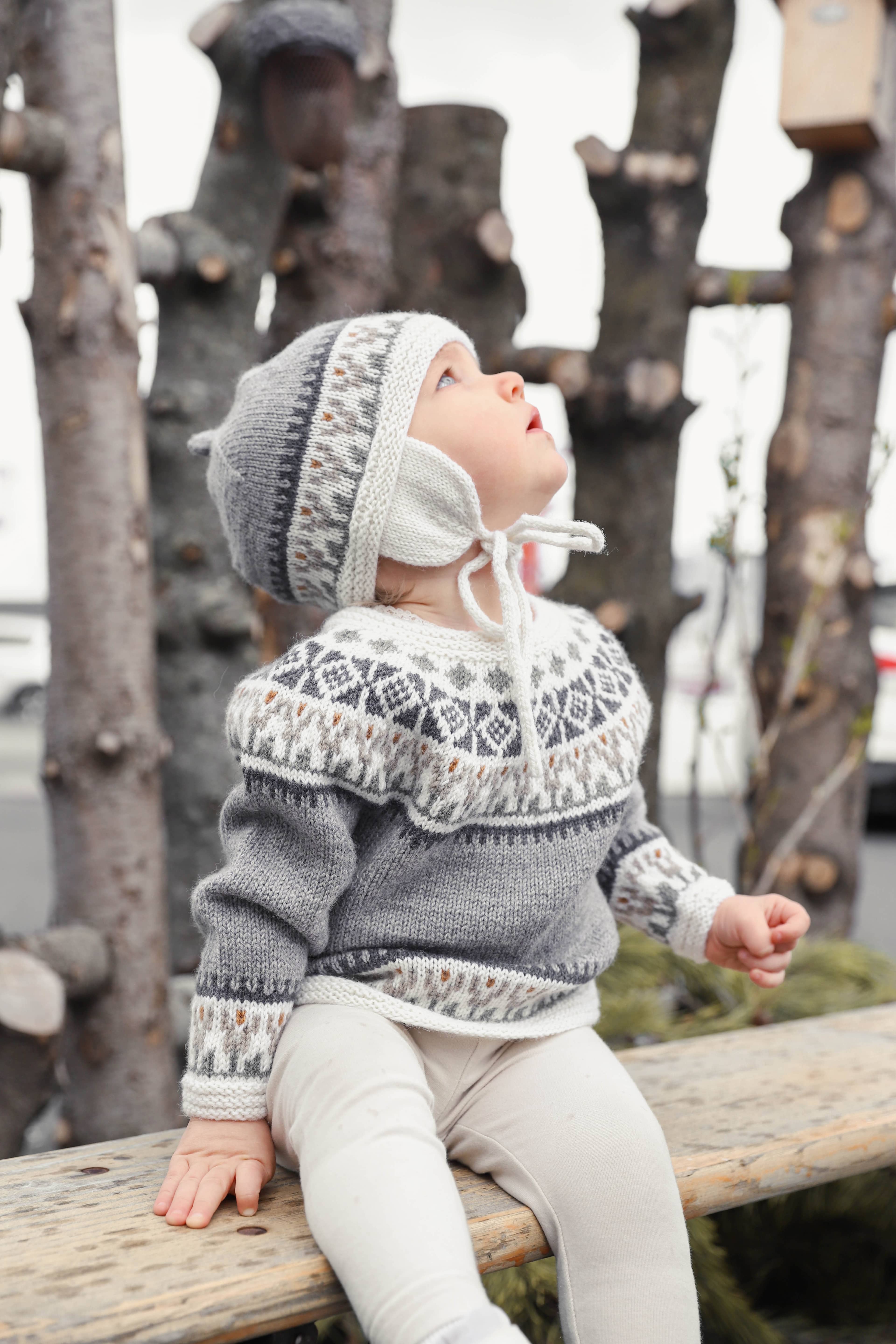 Ebba traditional children´s knitting design